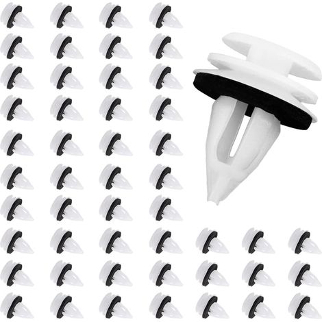 BEBUSINGOTO Remaches para sujetar paneles de puertas de vehículos, clips universales para puertas de coche (50 unidades) (1/5)