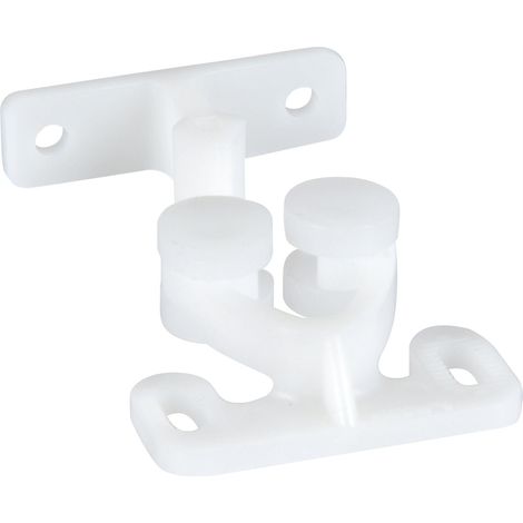 LAMP® Rollenschnapper RC6901, 21,6 Newton, Kunststoff weiß transparent