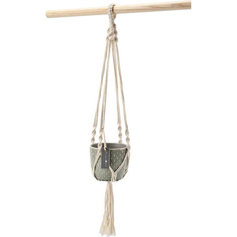 Burgon & Ball Glazed Pot Macrame (1/2)