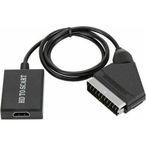 convertisseur hdmi vers péritel adaptateur audio vidéo hd 1080p pour hdmi vers péritel Sky Box Stb-- (1/3)