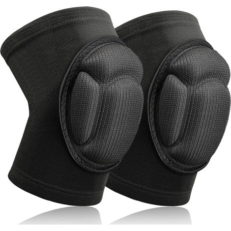 Genouillères de Protection, Genouillères de Danse, Genouillère de Volleyball, 20 MM Épais Éponge Antidérapant, Protege Genoux pour Danse Volleyball Yoga Football Course, Unisexe, M (1/5)