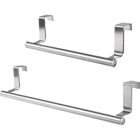 Porte Serviette de Porte Porte Torchons Porte-Serviettes de Salle de Bain Porte Torchon Cuisine Accroche Torchon Porte Serviette pour Porte sans Perçage Porte-Serviettes de Cuisine (1 Pièces, 366.2cm (1/4)