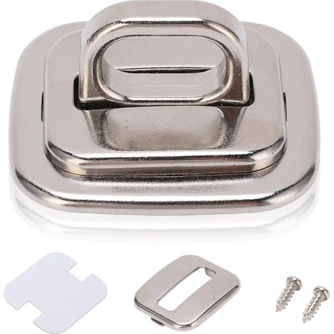 Ancre De Verrouillage De Câble pour Ordinateur Portable, Support De Bureau Auto-adhésif Antivol, Plaque Fixe en Alliage De Zinc, Base d'ancrage de Sécurité pour Serrure (1/5)