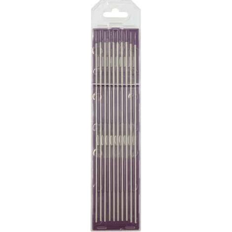 GYS Lot de 10 électrodes Tungstène E3 - 0467 - 2.40 mm