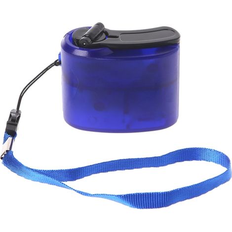 Chargeur d'urgence manuel à manivelle, chargeur USB pour les situations d'urgence ou chargeur à manivelle d'extérieur bleu