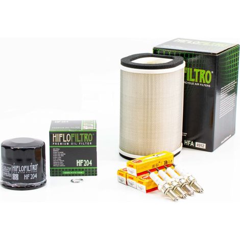 Kit Révision Filtres Bougies pour YAMAHA FJR 1300 AS de 2012 à 2021 - Sans Huile