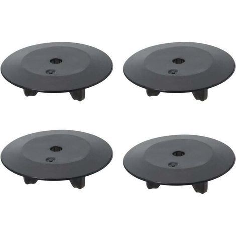 Lot de 4 Joints en Caoutchouc Noir pour Couvercles d’Évier – Diamètre 55 mm – Compatible avec Accessoires Cuisine (1/5)