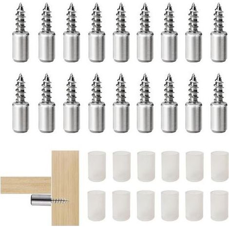 36Pcs Taquet Etagere, Consoles pour étagères, Chevilles de Support Etagere Murale, Support d'Étagère Étagère Broches Cheville Supports de Plaque en Métal pour Meubles Placard Bibliothèques (1/5)