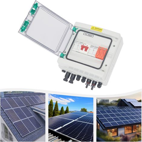 【Maison connectée】Parasurtenseur 500V, IP65 Étanche, Disjoncteur Solaire 32A pour Panneaux Solaires (1/5)