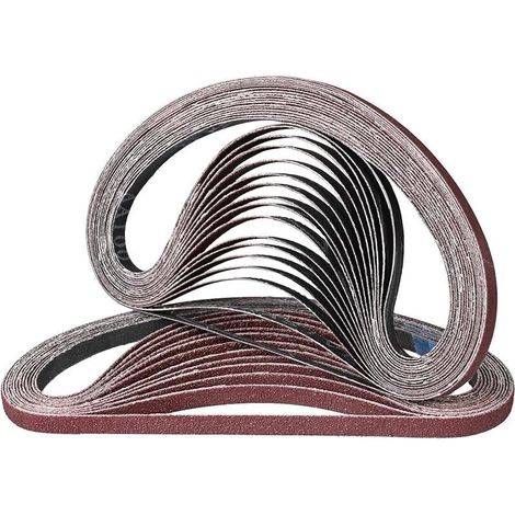 30PCS Bande Abrasive 9 x 533 mm (60/80/100/120/240) Mixed Grit (1/5)