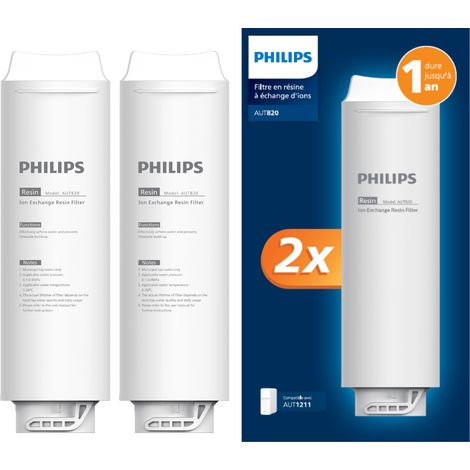 Philips AUT820/10, cartuchos de repuesto con resina para AUT1211, 2 unidades. (1/3)