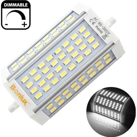 Ampoule LED R7s 30W Dimmable 118mm Blanc Froid 6000K J118