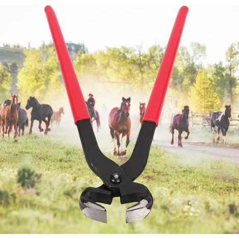 Pince à sabots en acier de 40 cm (16 pouces) pour le ferrage et le nettoyage des clous de chevaux (1/5)
