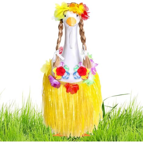 für Gänse Gartentier Outfit im Hawaii Stil Zubehör Bikini