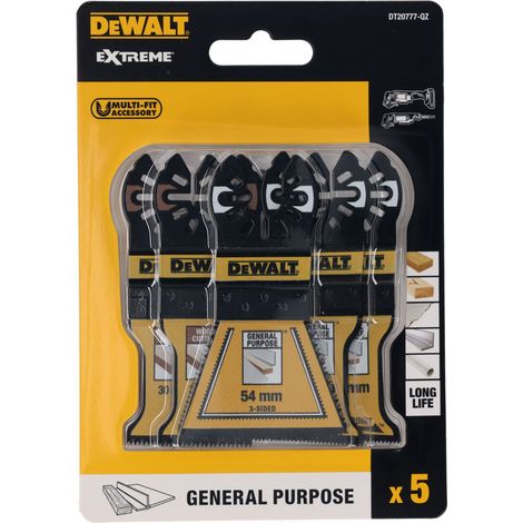 DeWALT Multi Tool BiM Sägeblatt-Set  5-tlg.,  DT20777