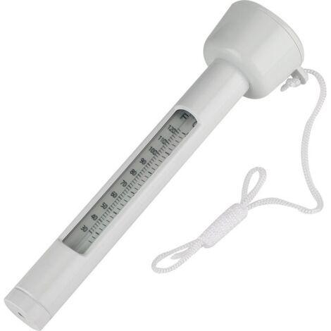 1 Thermomètre d'eau, Mini Thermomètre Flottant de Piscine Facile à Lire l'Echelle de Température de l'eau pour Les Piscines Spas Fish Tank Aquarium