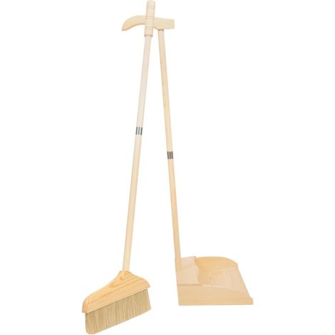 Balai et Pelle à Poussière Long Manche Set de Nettoyage pour Sols et (1/5)