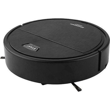Aspirateur robot 3 en 1. pour poils d'animaux. sols durs et tapis - noir (1/5)