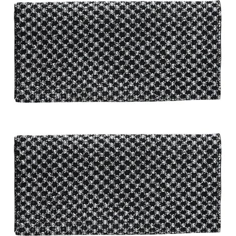 Guantes para la limpieza de la espalda, ideales para el hogar, viajes, spa, limpieza de la ducha y cuidado de la piel, paquete de 2, color negro. (1/5)