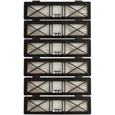 Lot de 6 filtres HEPA pour Neato Botvac D7 D3 D4 D5 D6 D70 D75 D80 D85 pour filtres Neato Botvac 75e 80 85 pièces--TRIMEC (1/5)