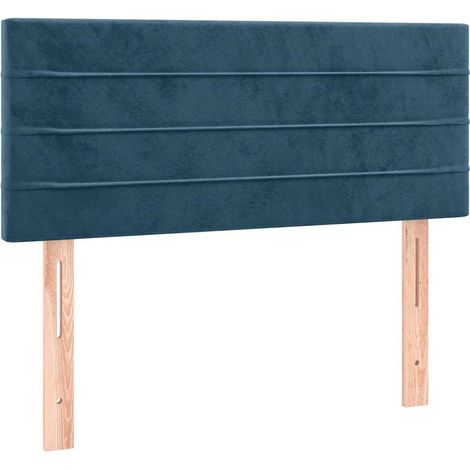 Tête de lit Résistante et économique, Panneau de lit, Bleu foncé 80x5x78/88 cm Velours OIB9915E