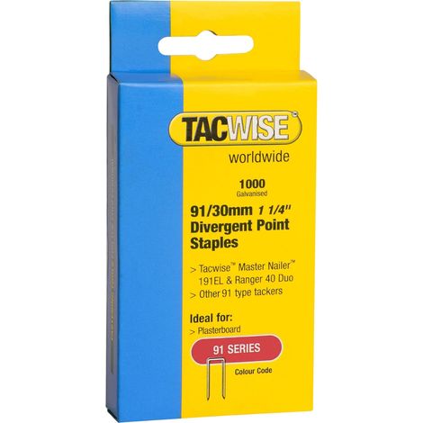 Tacwise 0289 Punti 91 Compatibile con 191EL, Duo 35 e Duo 50 (1/2)