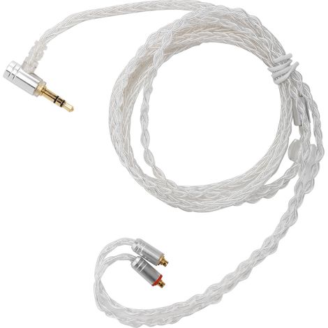 Transparentes MMCX-Audiokabel (3,5 mm), kompatibel mit Shure SE215, SE535, SE846 und Ultimate Ears UE900 (1/5)