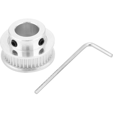 Poulie crantée pour courroie de distribution 2GT, 40 dents, rapport de transmission 1:2345, diamètre d’alésage 5/6/8/10/12 mm, compatible avec courroie de 6 mm (largeur utile 5 mm)