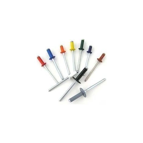 Remache Fij Estand. 4X14Mm Alu Lac.Bl Bralo 500 Pz