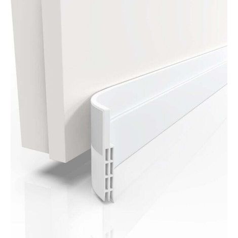 Joint d'étanchéité pour bas de porte - 100 cm - Adhésif renforcé - Technologie à chambre 3D - Pour portes intérieures et extérieures - 1 pièce (1/4)