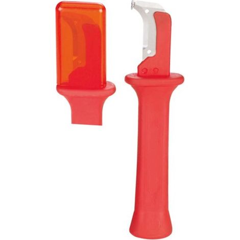 Couteau à Câble 1 PCS Couteau à Dénuder, Cable Stripper, Couteau de Câble à Dénuder, avec le Chapeau Rouge Couteau Isolé Electrique de Câble de Démontage,T-Audace (1/5)