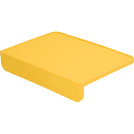 Lot de 2 tapis de tassage café en silicone alimentaire antistatique, jaune, pour plan de travail cuisine bar (1/5)
