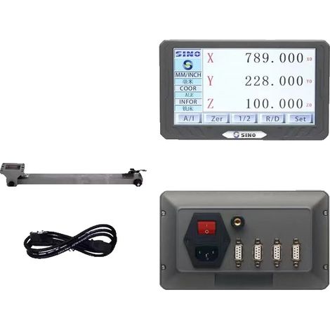 Système d'affichage numérique, écran tactile LCD, mesure de haute précision, Une pièce SDS200S (1/2)