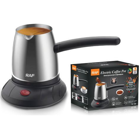 Cafetière turque en acier inoxydable avec poignée, conforme à la norme européenne RAF, bouilloire de 500 ml (1/5)