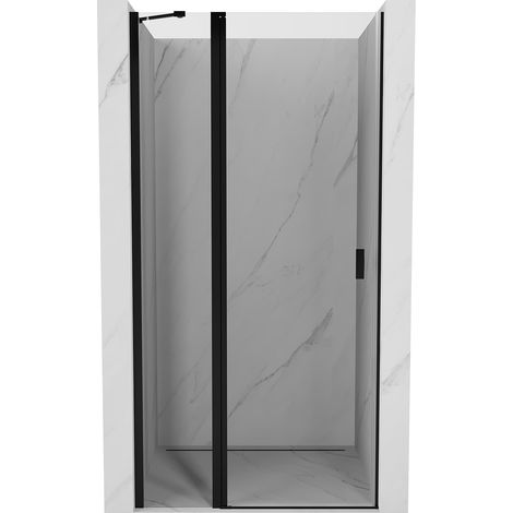 Mexen Mist Duschdrehtüren 115 cm, transparent, schwarz - 8A4-115-000-70-00 (1/5)