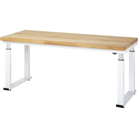 STIER Établi électrique réglable en hauteur Premium LxPxH 2000x700x740-1140 mm (1/4)