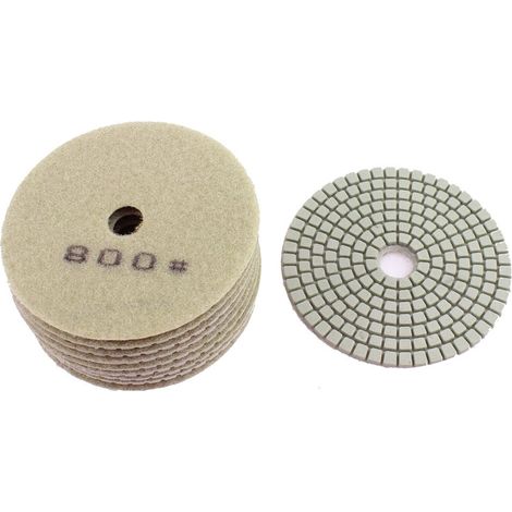 Diamantpolierauflagen pour Granitmarmorbeton 800 Longueur 100mm Durchmesser 10 Stck