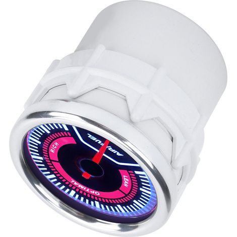 Hochpräzise 2-in-1 LED-Luft/Kraftstoff-Verhältnisanzeige, universelle 12V-AFR-Anzeige für Auto, Boot und Motorrad (1/5)