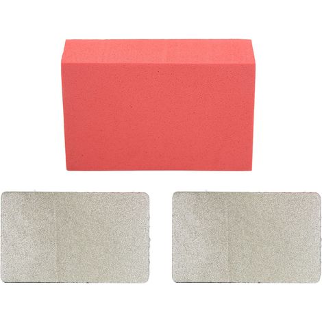 Diamant-Handpolierpad, Körnung 120, Schleifblock-Werkzeugset für Beton und Glas, 2-teiliges Diamantpolierteil (1/5)