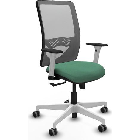 Chaise de bureau piqueras y crespo Zulema blanc soutien lombaire (1/2)