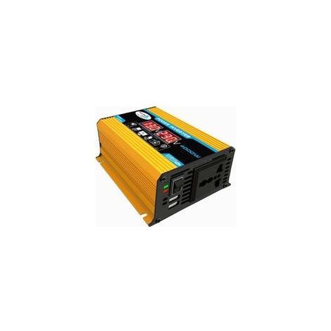 Convertisseur de tension 12V 220V – Pur sinus 4000W – Affichage double tension – Ports USB 4.2A pour appareils de cuisine (1/5)