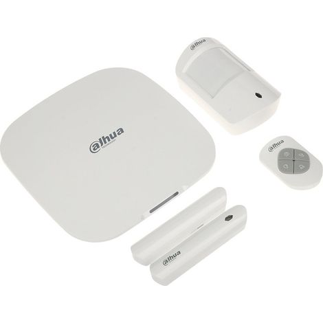 Dahua ART-ARC3800H-03-FW2-868 Kit de alarma inalámbrica, 868MHz Hub 150 Zonas 4G LTE/WiFi Ethernet (1/3)