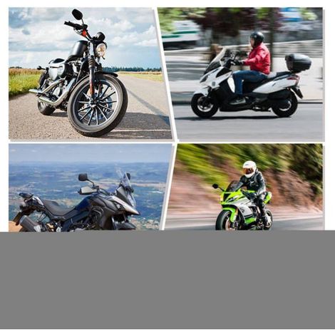 Coussinet béquille moto - Plaque support universelle latérale pour moto Aucuneary (1/5)