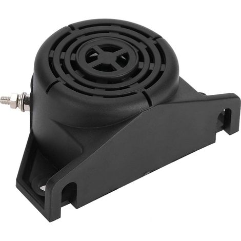 Avertisseur sonore de recul, alarme de secours étanche 12 V-24 V universel noir pour camion pour voiture (1/5)