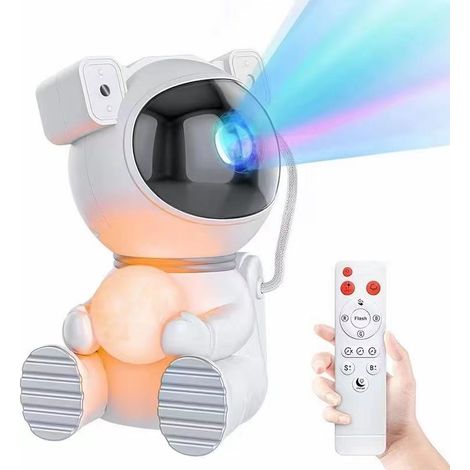 Projecteur Galaxie Astronaute avec Lumière de Lune - Veilleuse Nébuleuse LED pour Enfants et Adultes - Cadeau Décoratif (1/5)