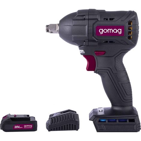Gomag Akku Schlagschrauber GO-SCS350BL 20V 2,0 Ah Starterkit 350Nm 3600bpm