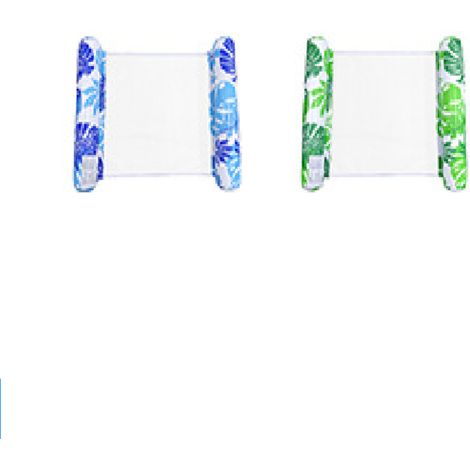Pièces Matelas Gonflable Piscine Hamac Personnes,4 in 1 Bouee Filet Adulte,Petite Bouées Et Gonflables Flottant Transat Eau,Bouee Fa (1/5)
