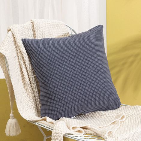Piccocasa 4-Piece Polyester Corn Stripe Throw Pillow Cover for Sofa (1/5)