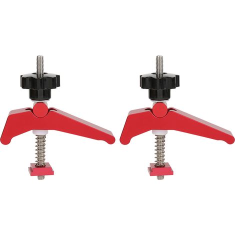 plaques de support de goulotte en alliage d'aluminium 6061 pour le travail du bois, fixation par imposition.