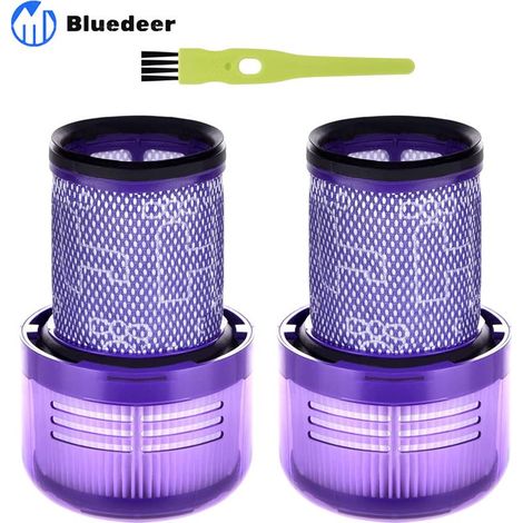 V12 2er-Pack Filter für Dyson V12 Detect Slim Absolute Extra Staubsauger Ersatzfilter für Dyson V12 Slim Motorhead Komplettes Ersatzteilzubehör 971517-01 (1/5)